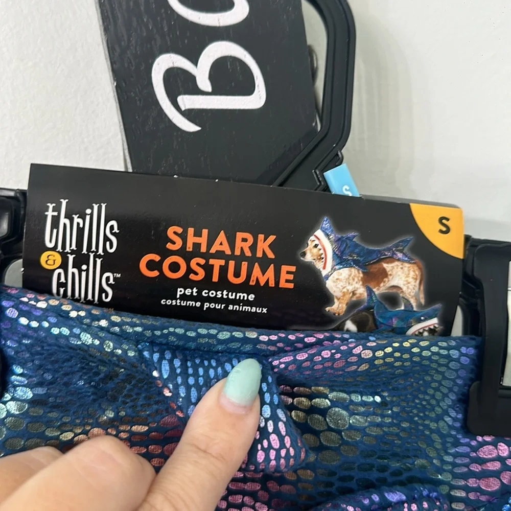 Shark cat or small dog costume S